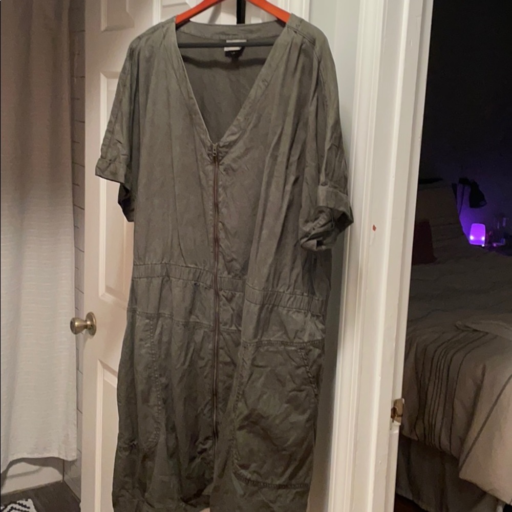 Universal Thread Olive green army dress